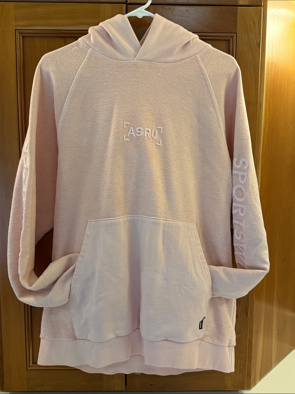 ASRV Men’s Terry Tech Oversized Hoodie Size Small